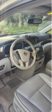 White 2012 Nissan Quest LE