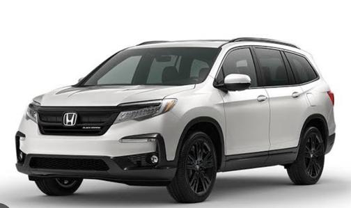 White 2021 Honda Pilot Black Edition