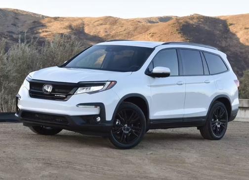 White 2021 Honda Pilot Black Edition