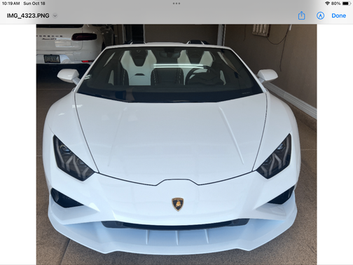 White 2021 Lamborghini Huracan EVO Base