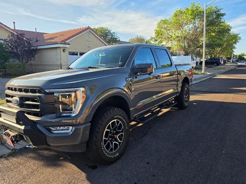 Gray 2021 Ford F-150 Lariat