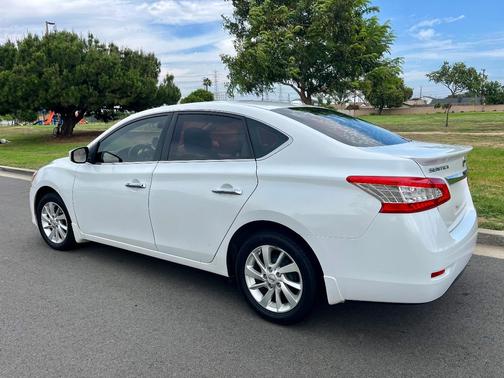 White 2015 Nissan Sentra SV