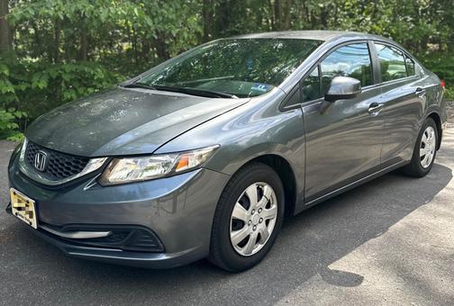 Gray 2013 Honda Civic LX