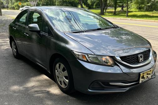 Gray 2013 Honda Civic LX