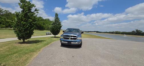 Blue 2005 Dodge Ram 1500 SLT Quad Cab