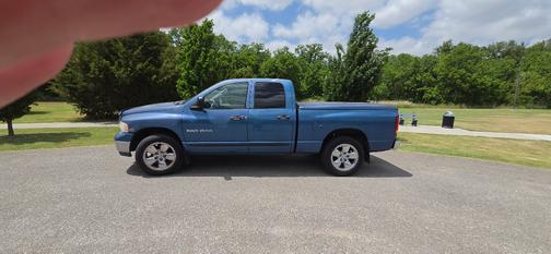Blue 2005 Dodge Ram 1500 SLT Quad Cab