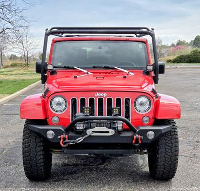 Red 2017 Jeep Wrangler Unlimited Sahara