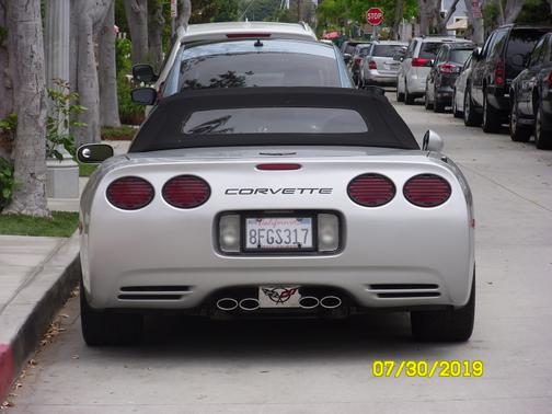 Silver 2002 Chevrolet Corvette Base