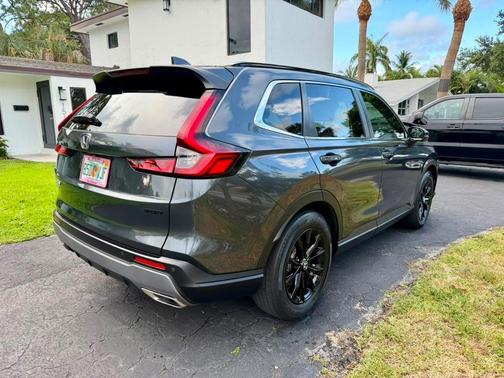 Gray 2024 Honda CR-V Hybrid Sport-L