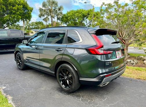 Gray 2024 Honda CR-V Hybrid Sport-L