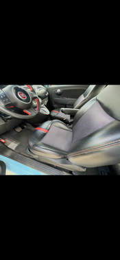 Blue 2015 FIAT 500e Battery Electric