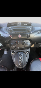 Blue 2015 FIAT 500e Battery Electric