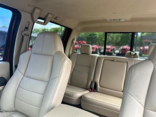 Red 2008 Ford F-250 Lariat Crew Cab Super Duty