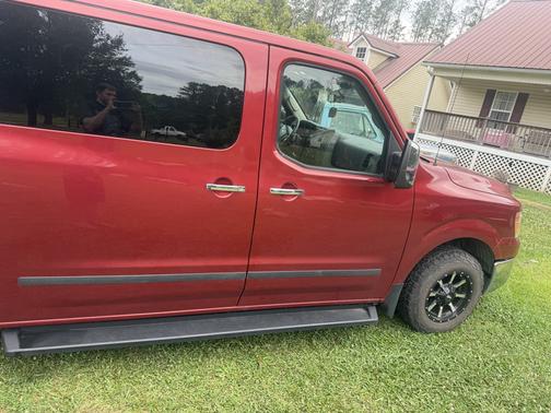 Beige 2018 Nissan NV Passenger NV3500 HD SL V8