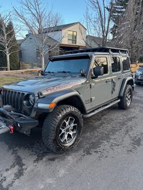 Gray 2021 Jeep Wrangler Unlimited Rubicon