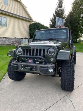 Green 2016 Jeep Wrangler Unlimited Sahara