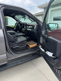Gray 2022 Ford F-150 Lariat