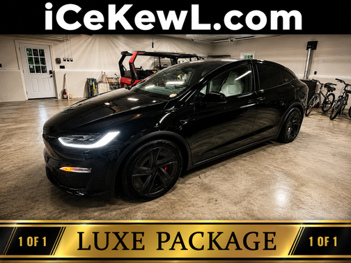 Black 2026 Tesla Model X Plaid