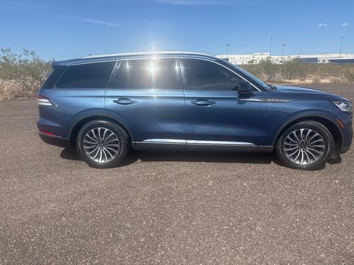 Blue 2020 Lincoln Aviator Reserve RWD