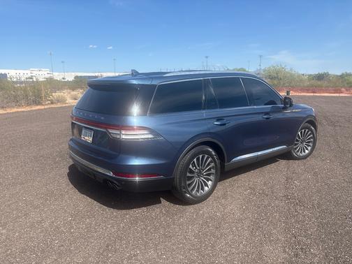 Blue 2020 Lincoln Aviator Reserve RWD