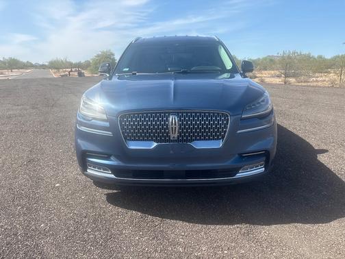 Blue 2020 Lincoln Aviator Reserve RWD