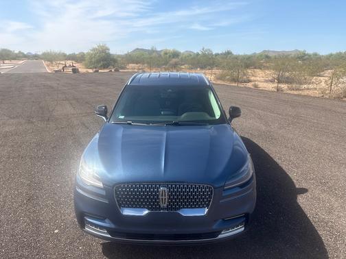 Blue 2020 Lincoln Aviator Reserve RWD