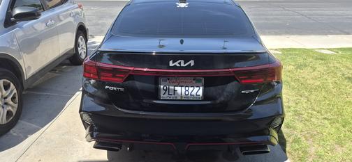 Black 2024 Kia Forte GT
