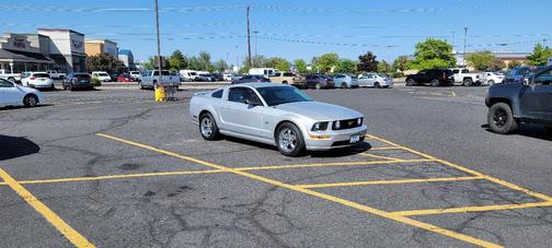Silver 2005 Ford Mustang GT