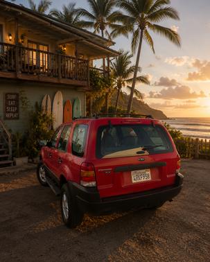 Red 2001 Ford Escape XLS