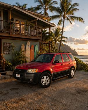 Red 2001 Ford Escape XLS