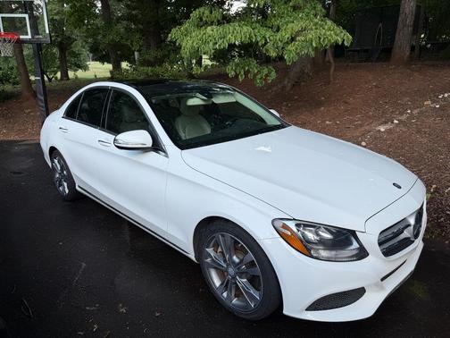 White 2015 Mercedes-Benz C-Class C 300