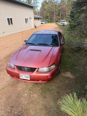 Red 2002 Ford Mustang Base