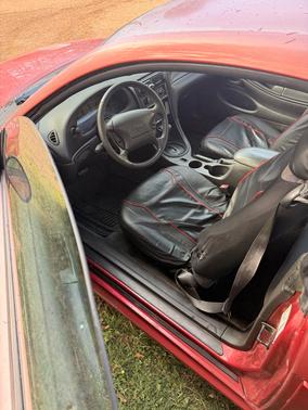Red 2002 Ford Mustang Base
