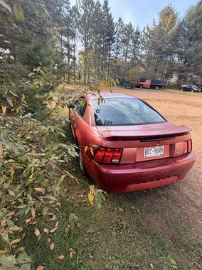 Red 2002 Ford Mustang Base
