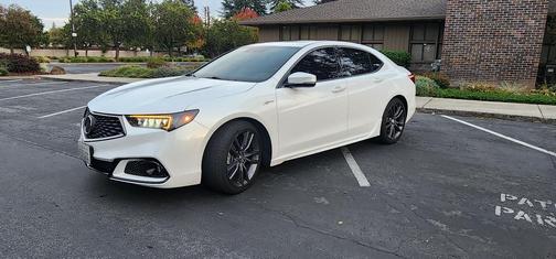 White 2019 Acura TLX A-Spec