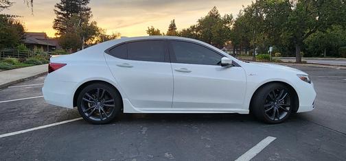 White 2019 Acura TLX A-Spec