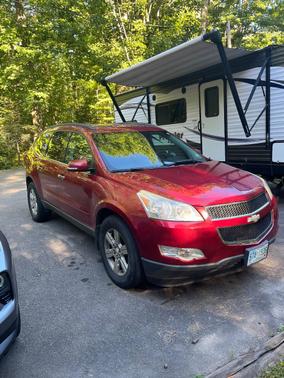 Red 2012 Chevrolet Traverse LT