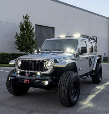 Silver 2024 Jeep Wrangler 4xe Rubicon X