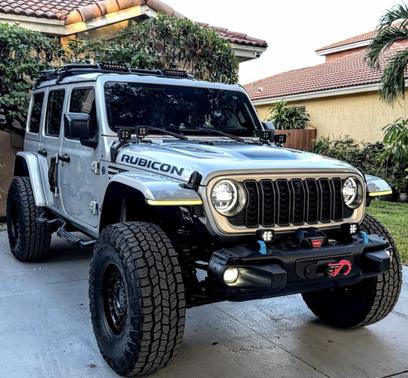 Silver 2024 Jeep Wrangler 4xe Rubicon X