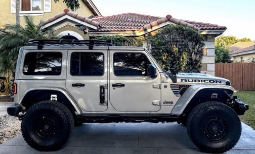 Silver 2024 Jeep Wrangler 4xe Rubicon X