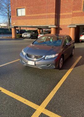 Gray 2015 Honda Civic LX