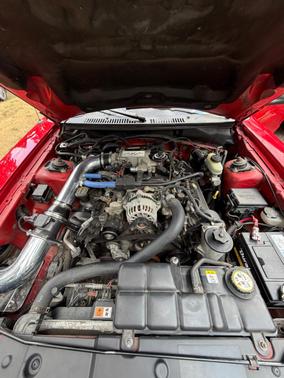 Red 2002 Ford Mustang GT