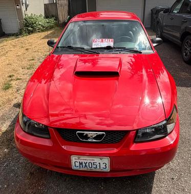 Red 2002 Ford Mustang GT
