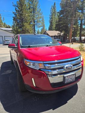 Red 2013 Ford Edge Limited
