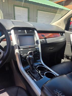Red 2013 Ford Edge Limited