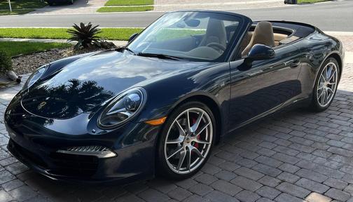 Blue 2013 Porsche 911 911 Carrera S Cabriolet