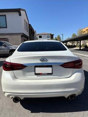 White 2018 INFINITI Q50 3.0t LUXE
