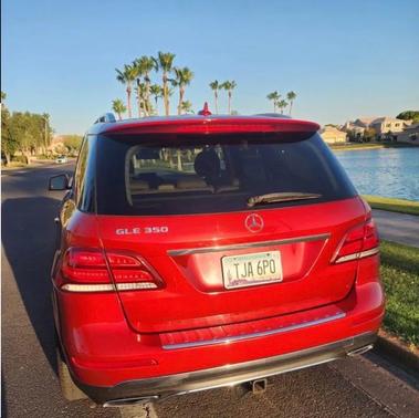 Red 2017 Mercedes-Benz GLE 350 Base