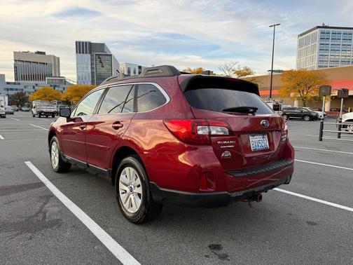 Red 2017 Subaru Outback 2.5i Premium