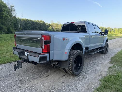 Blue 2025 Ford F-450 Platinum